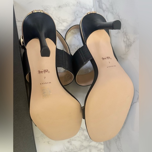 Coach Rori Leather Sandal – Black – Size 7B – NIB - Picture 6 of 14